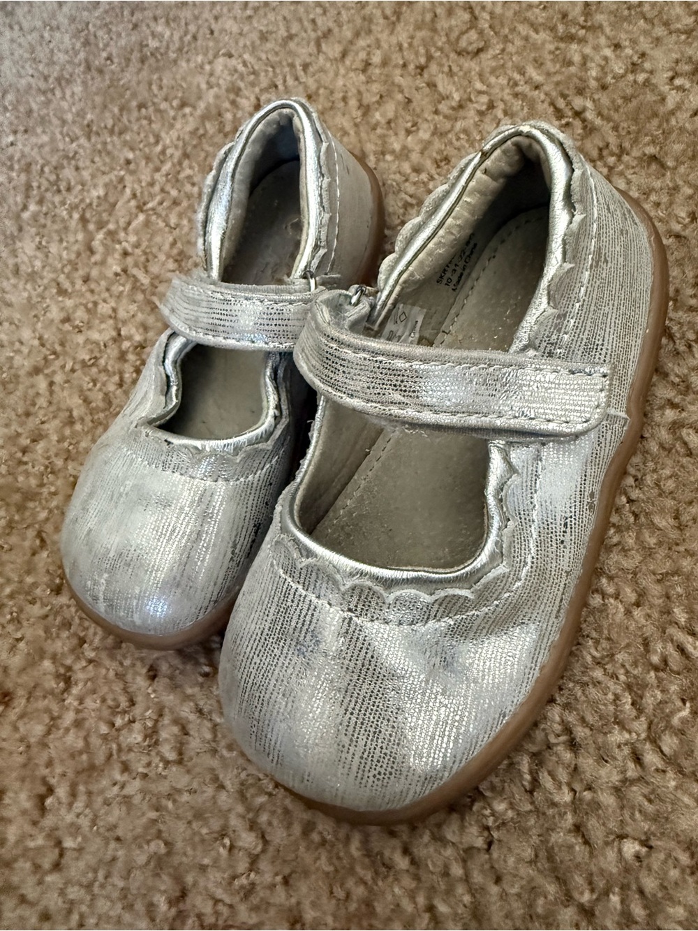 See Kai Run Silver Mary Jane Girls Shoes